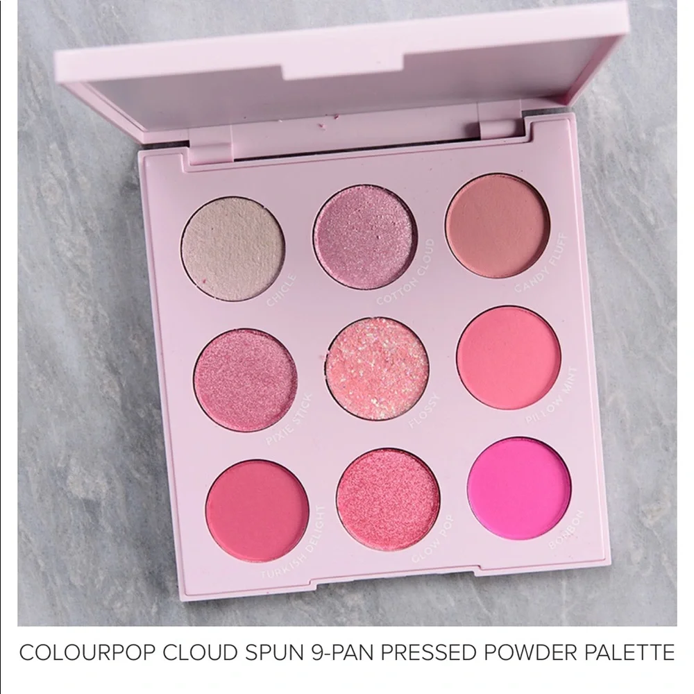 ColourPop Cloud Spun 9-Pan Pressed Powder Palette NIB